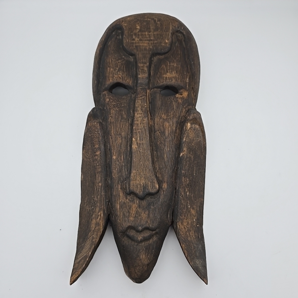 Rare Mid Century MCM ROSENTHAL NETTER Mounted Carved HEAD /MASK
